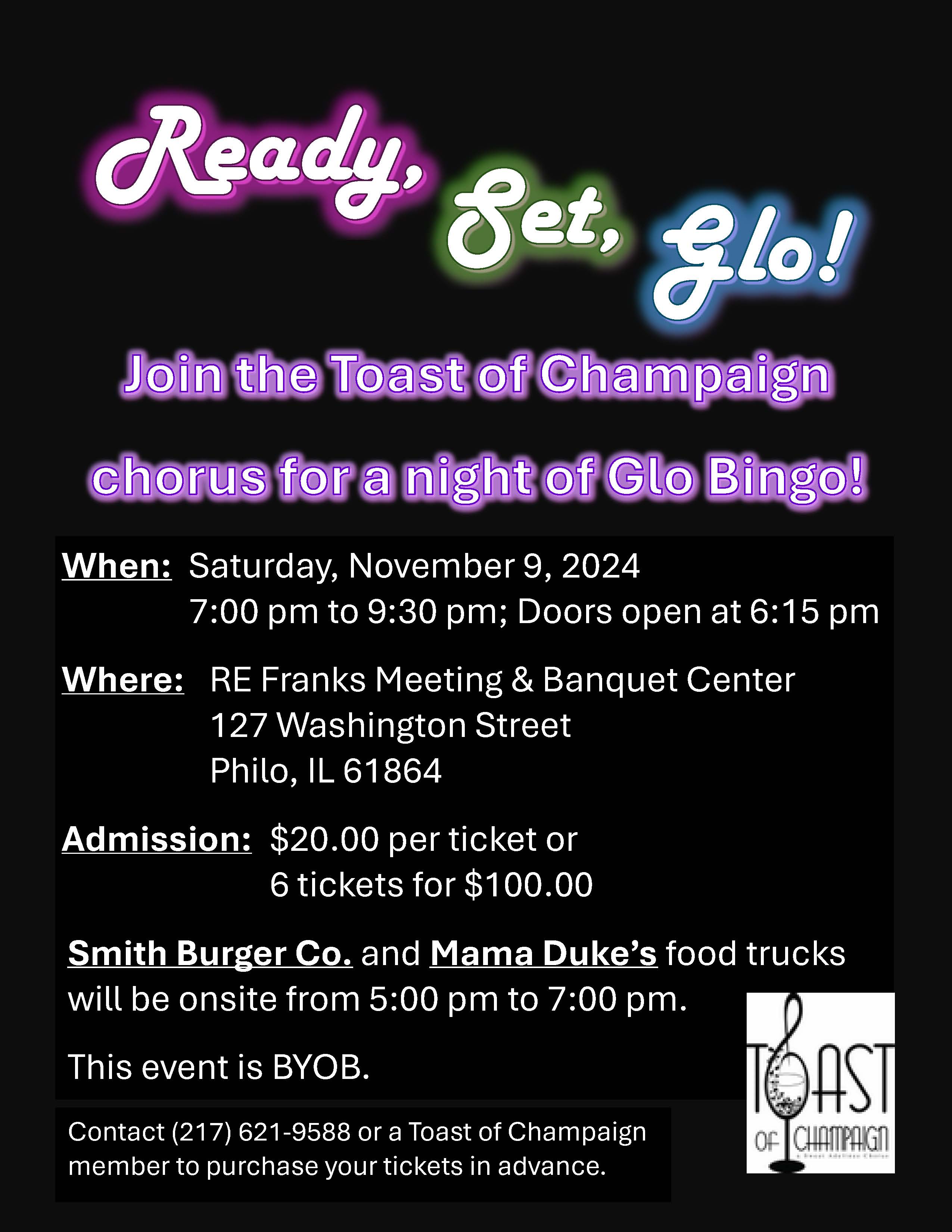 Glo Bingo Fundraiser